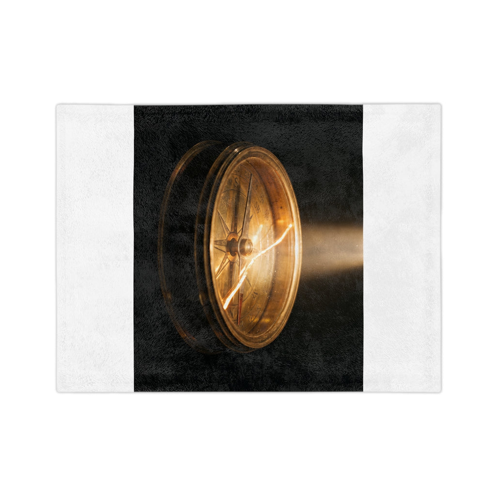 Velveteen Blanket - Compass of Guidance | Echovira Gallery