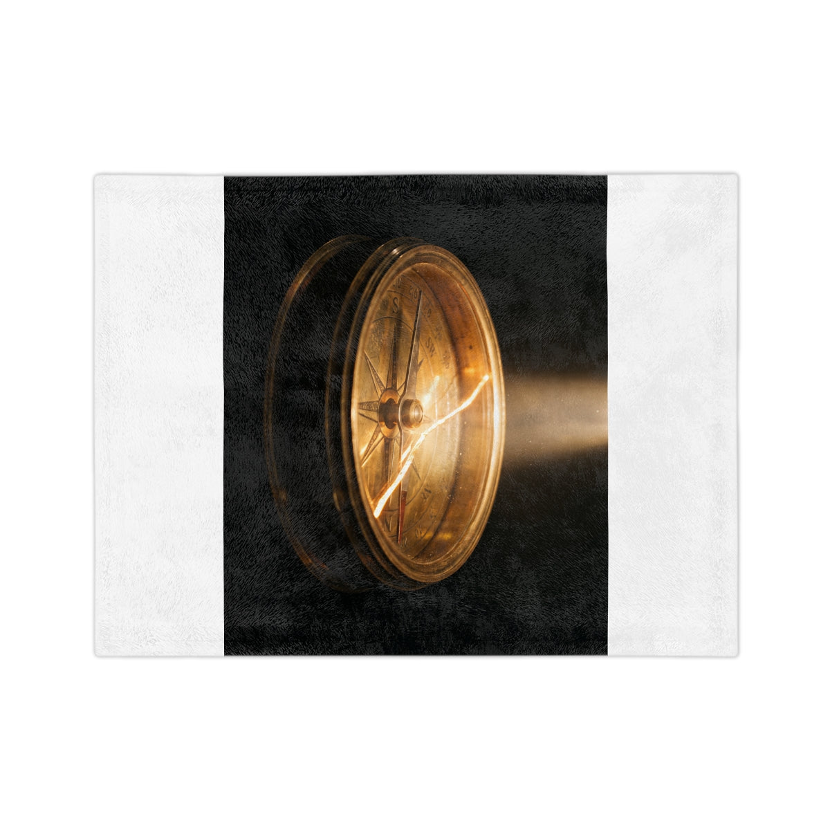 Velveteen Blanket - Compass of Guidance | Echovira Gallery