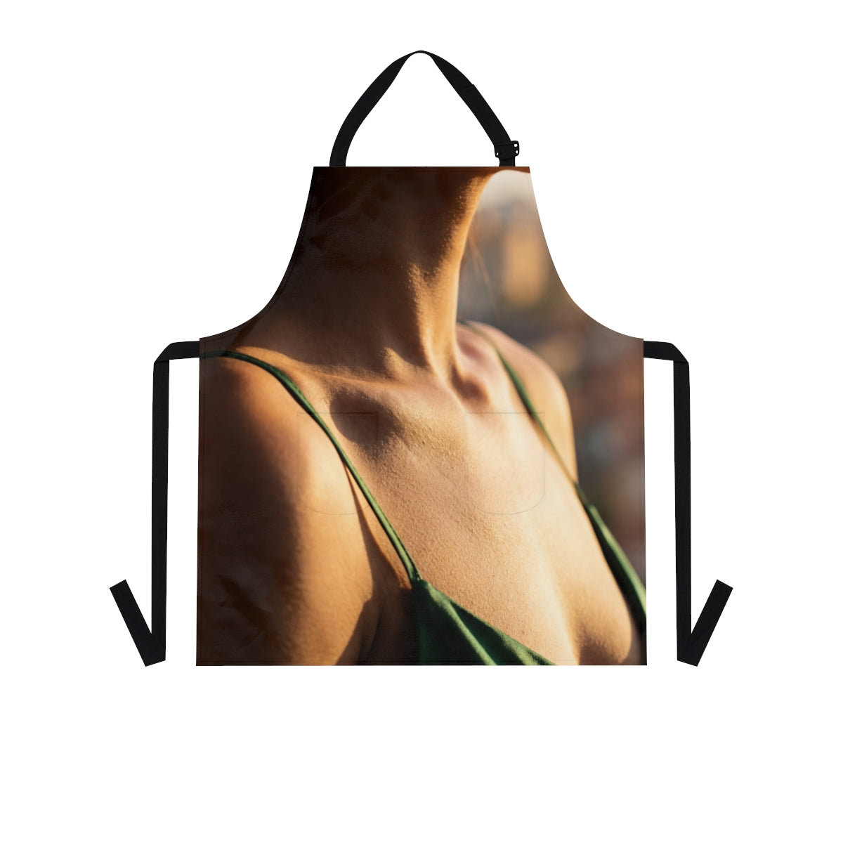 Apron - Emerald Glow Kitchen Elegance