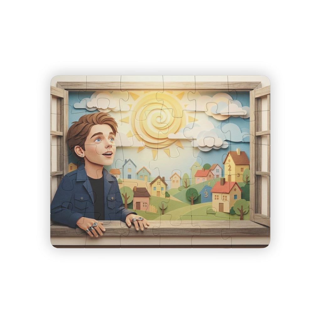 Kids' Puzzle 30-Piece - Sunny Window | Echovira Gallery