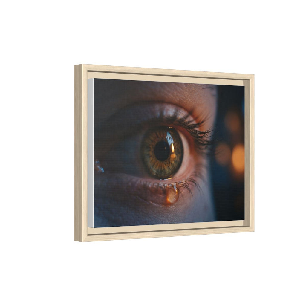 Framed Matte Canvas - Mystic Eye — Natural / 1.25"