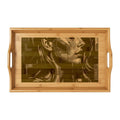 Bamboo Serving Tray - Shattered Elegance | Echovira Gallery