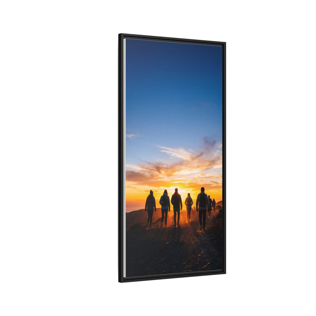 Matte Canvas, Framed - Epic Dawn Trek