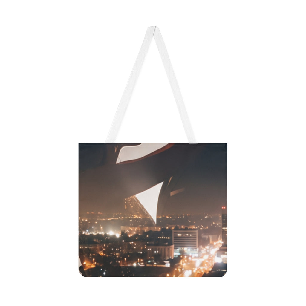 Shoulder Tote Bag - Midnight City Silhouette | Echovira...