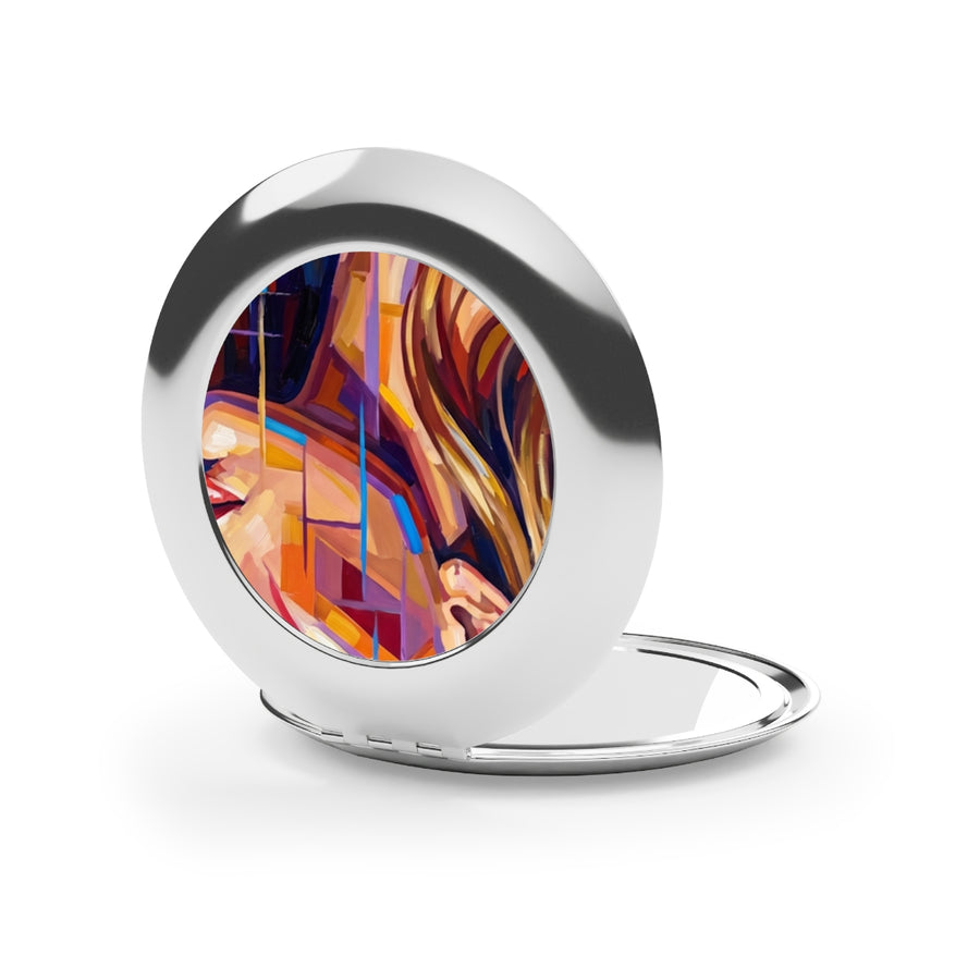 Compact Travel Mirror - Shattered Elegance