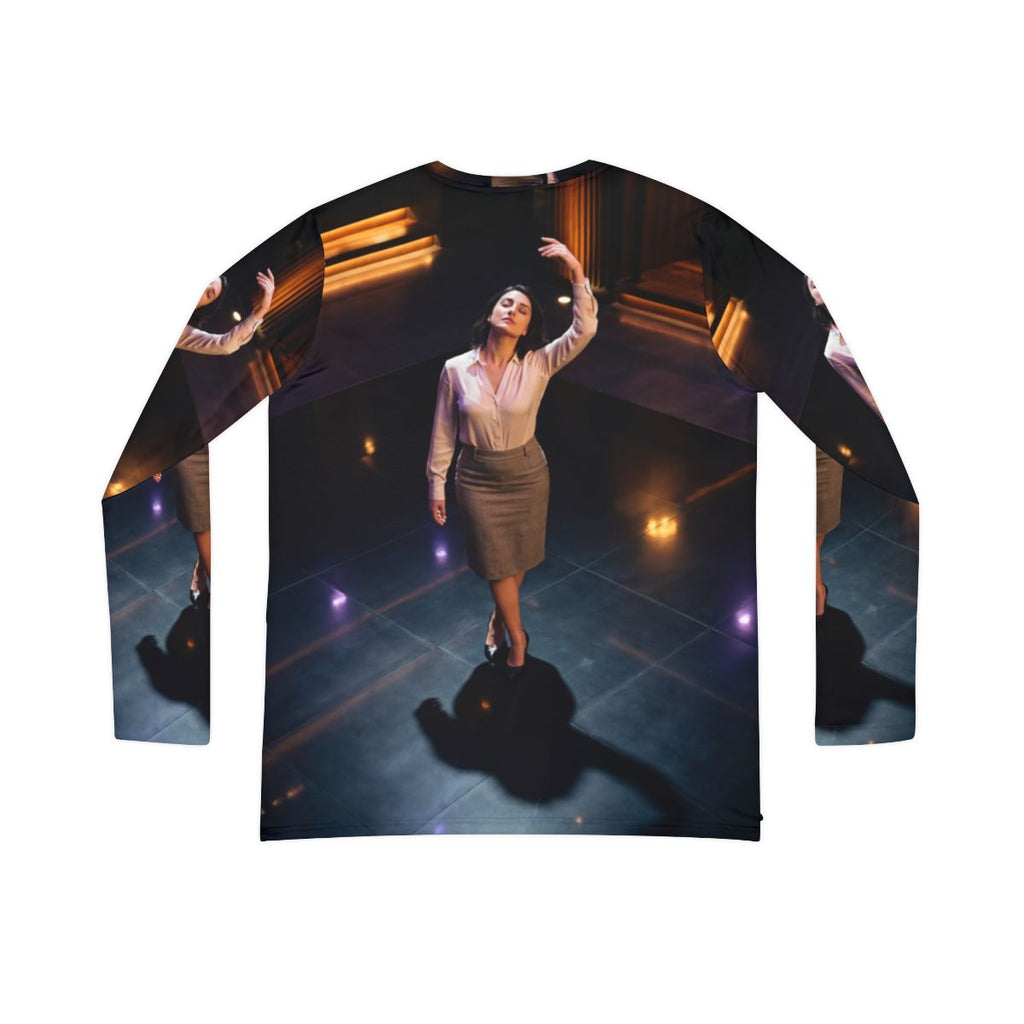Women's V-Neck Shirt - Nocturne Pirouette | Echovira Gallery