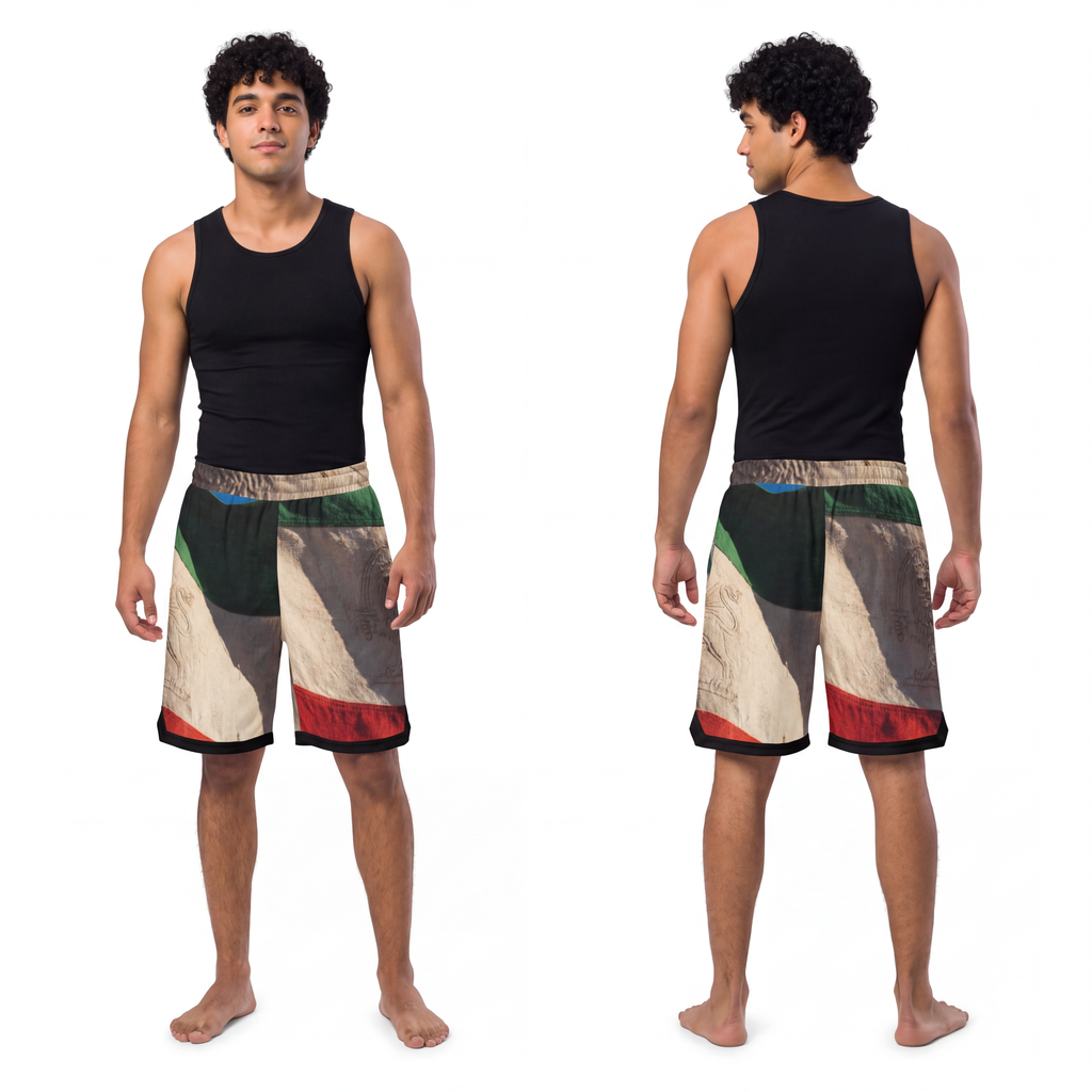 Men's Basketball Rib Shorts - Vintage Lion Shorts | Echovira...