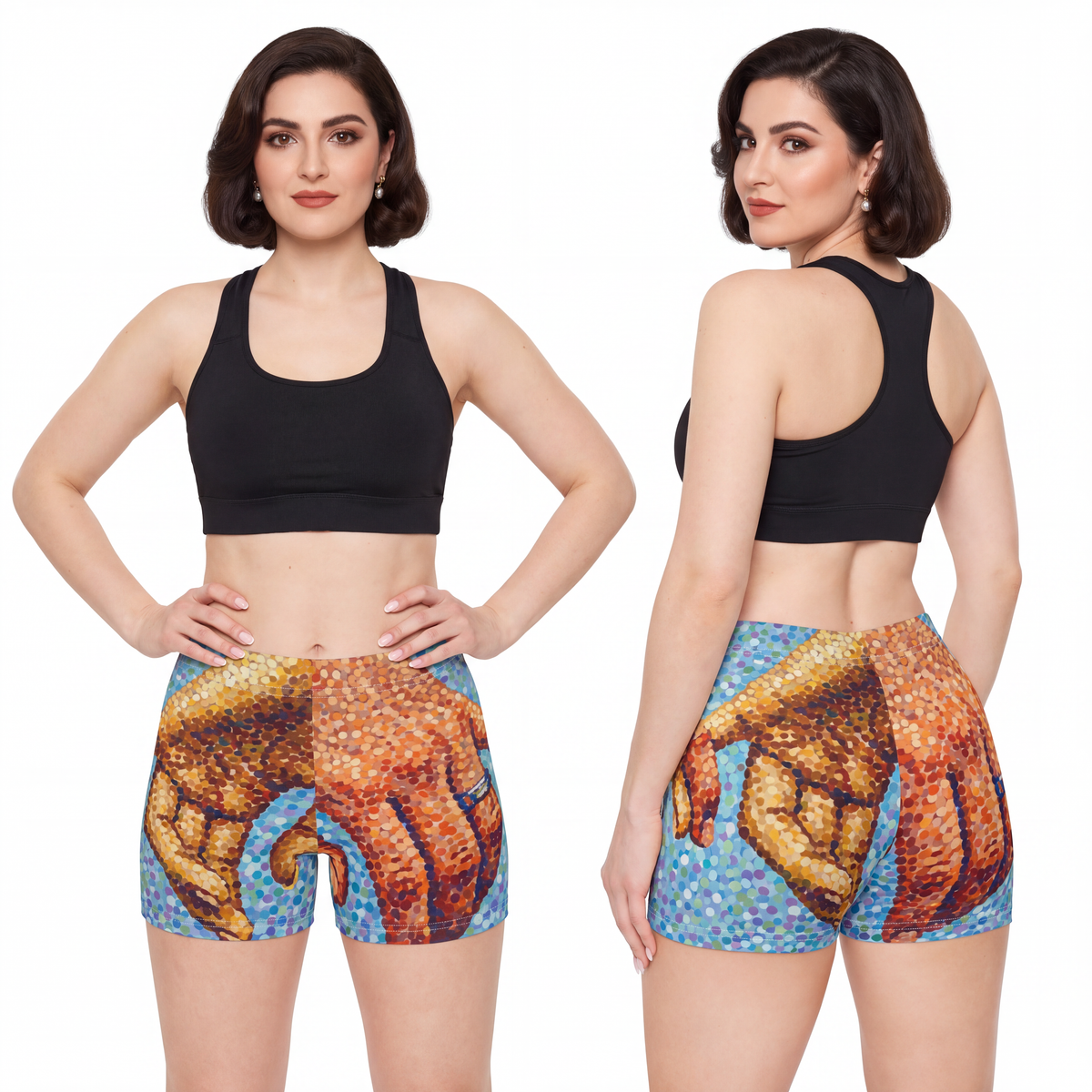Women's Shorts - Summer Mosaic | Echovira Gallery