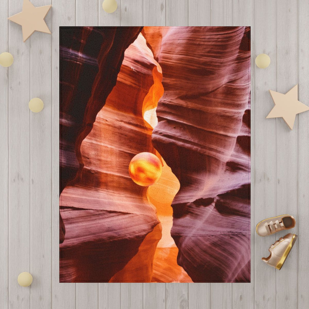 Desert Canyon Orb Toddler Blanket