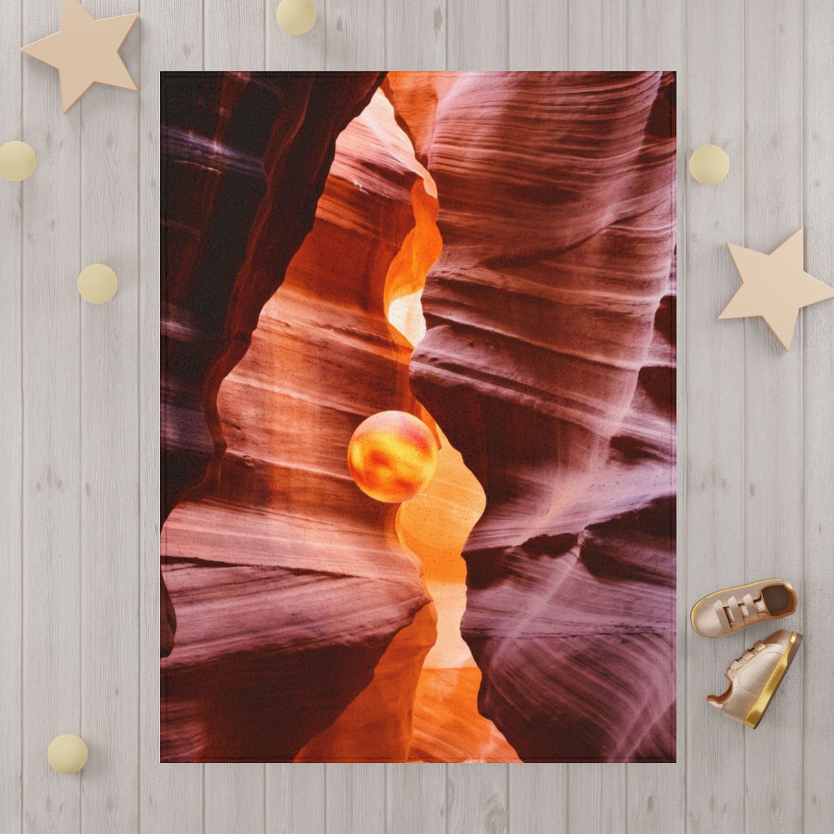 Desert Canyon Orb Toddler Blanket