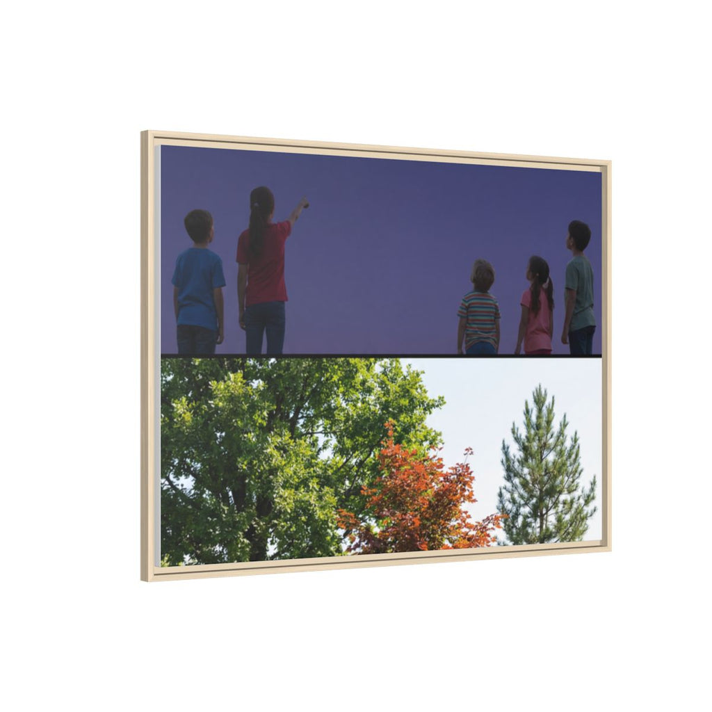 Framed Matte Canvas - Wilderness Gallery — Natural / 1.25"