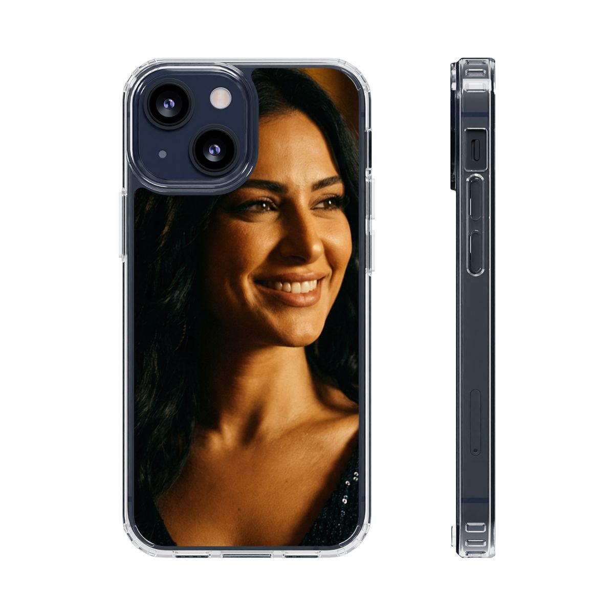 Clear Impact-Resistant Cases - Clear Phone Case - Golden...
