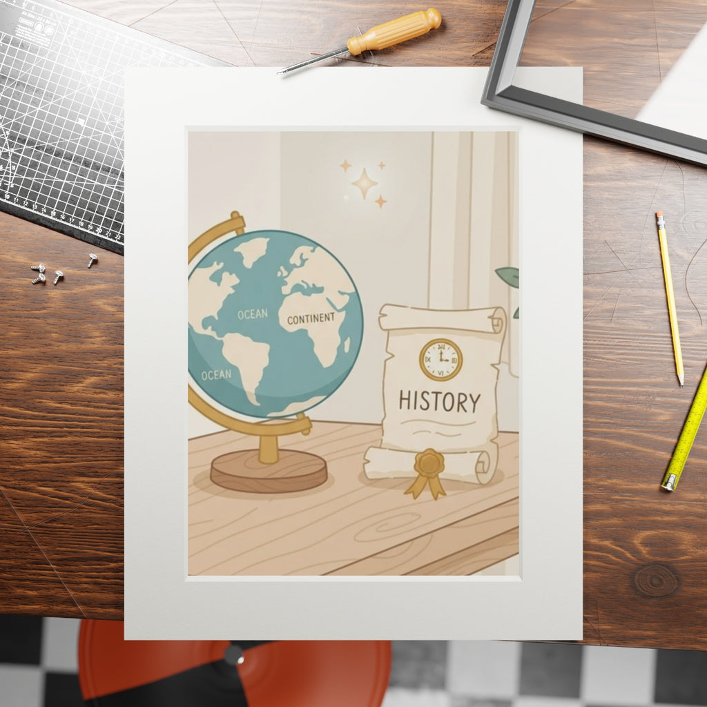 Fine Art Print - Passepartout Scholar — Portrait (11×14 &......