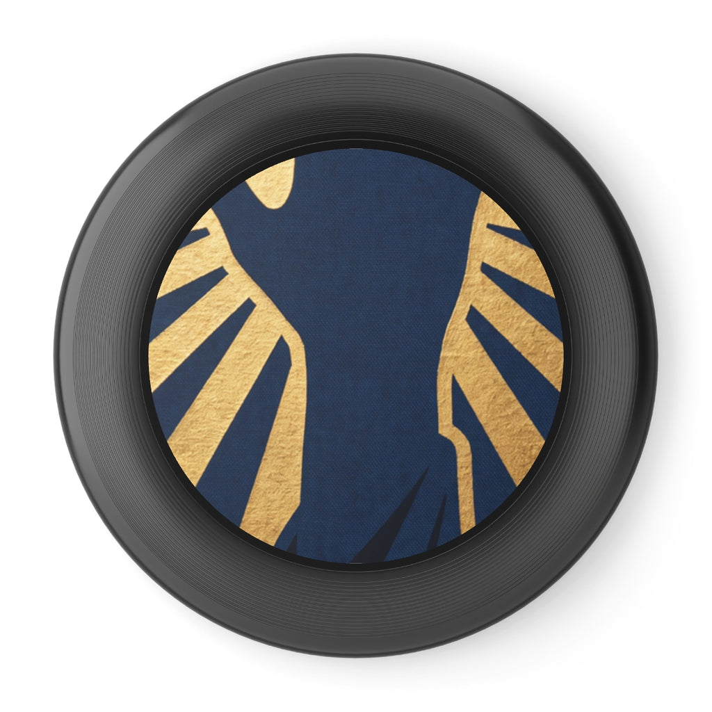 Wham-O Frisbee with Celestial Gold Art