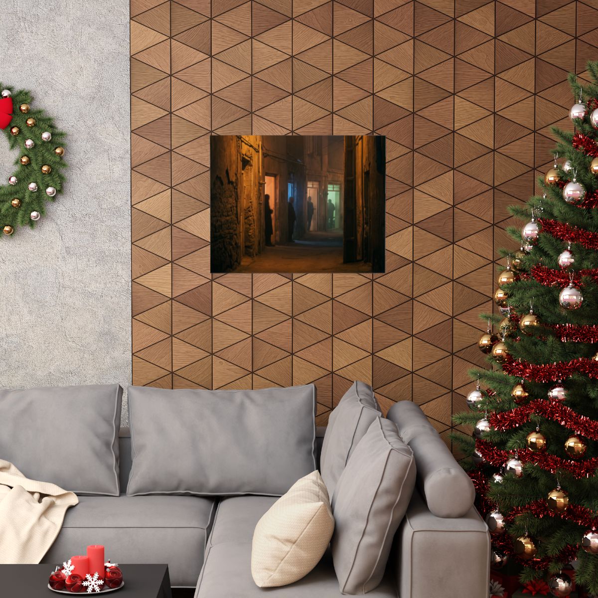 Matte Horizontal Posters - Shadowed Alleyway Mystery Art......