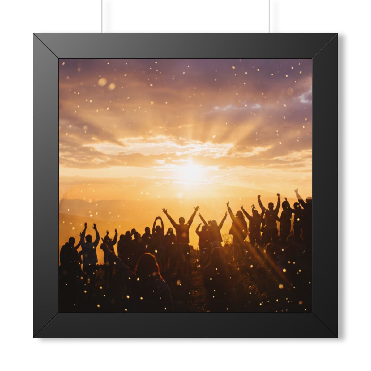 Framed Vertical Poster - Summit Ridge — Black (11×14, 12×16...