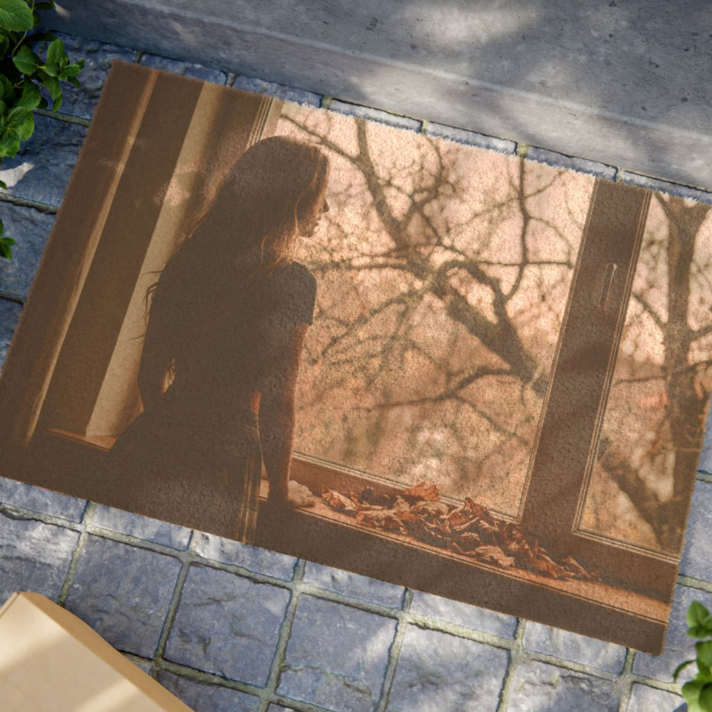 Doormat - Autumn Window Greeting | Echovira Gallery