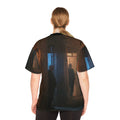 Unisex Football Jersey - Shadowed Alleyway Mystery Art Print...