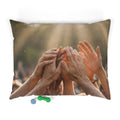 Pet Bed - Golden Rays of Unity Wall Art | Echovira Gallery