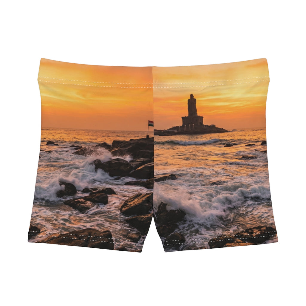 Women's Shorts - Majestic Sunset Coast