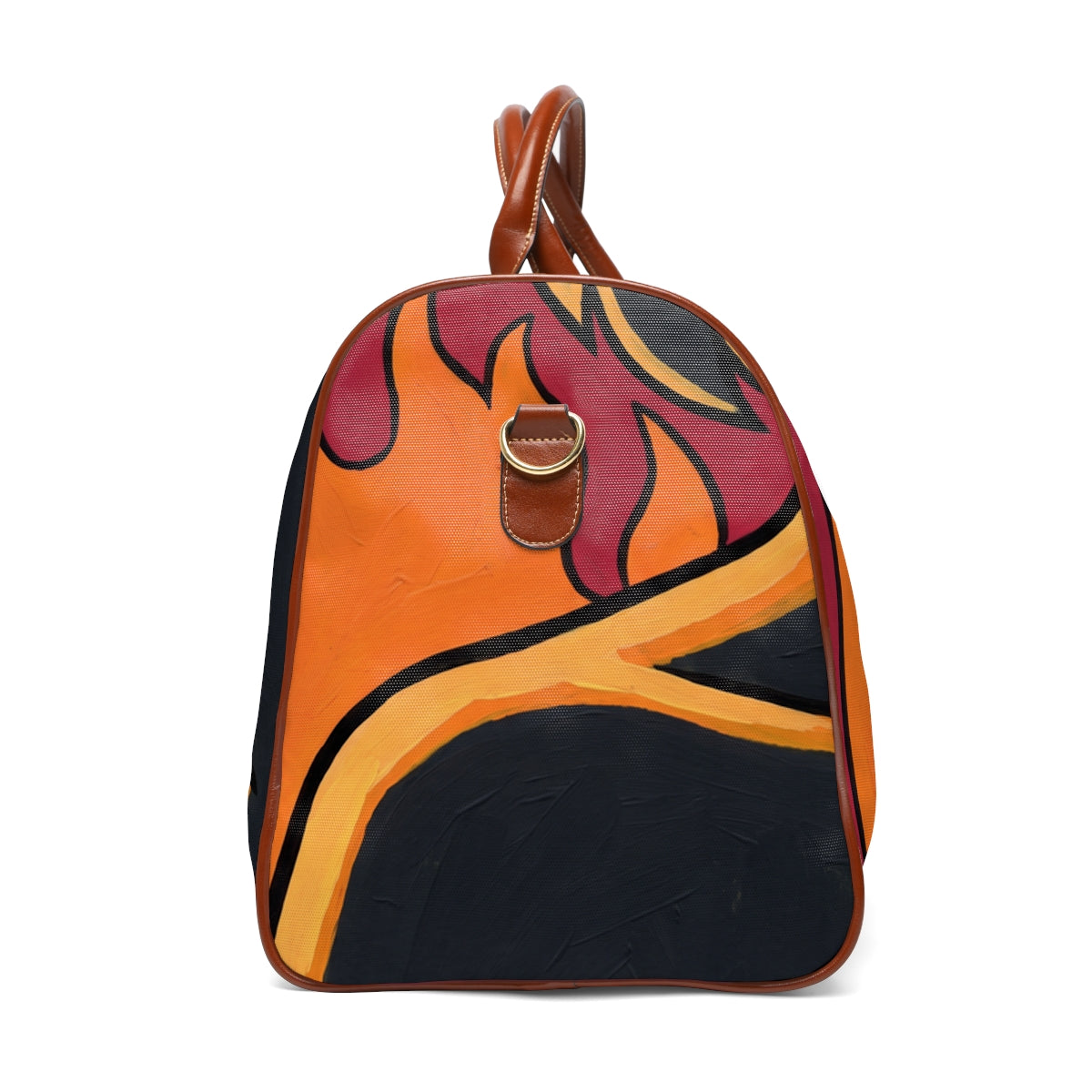 Waterproof Travel Bag - Infernal Silhouette Graphic Art |...