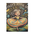 Soft Fleece Baby Blanket - Paisley's Joyful Spin Chalkboard...