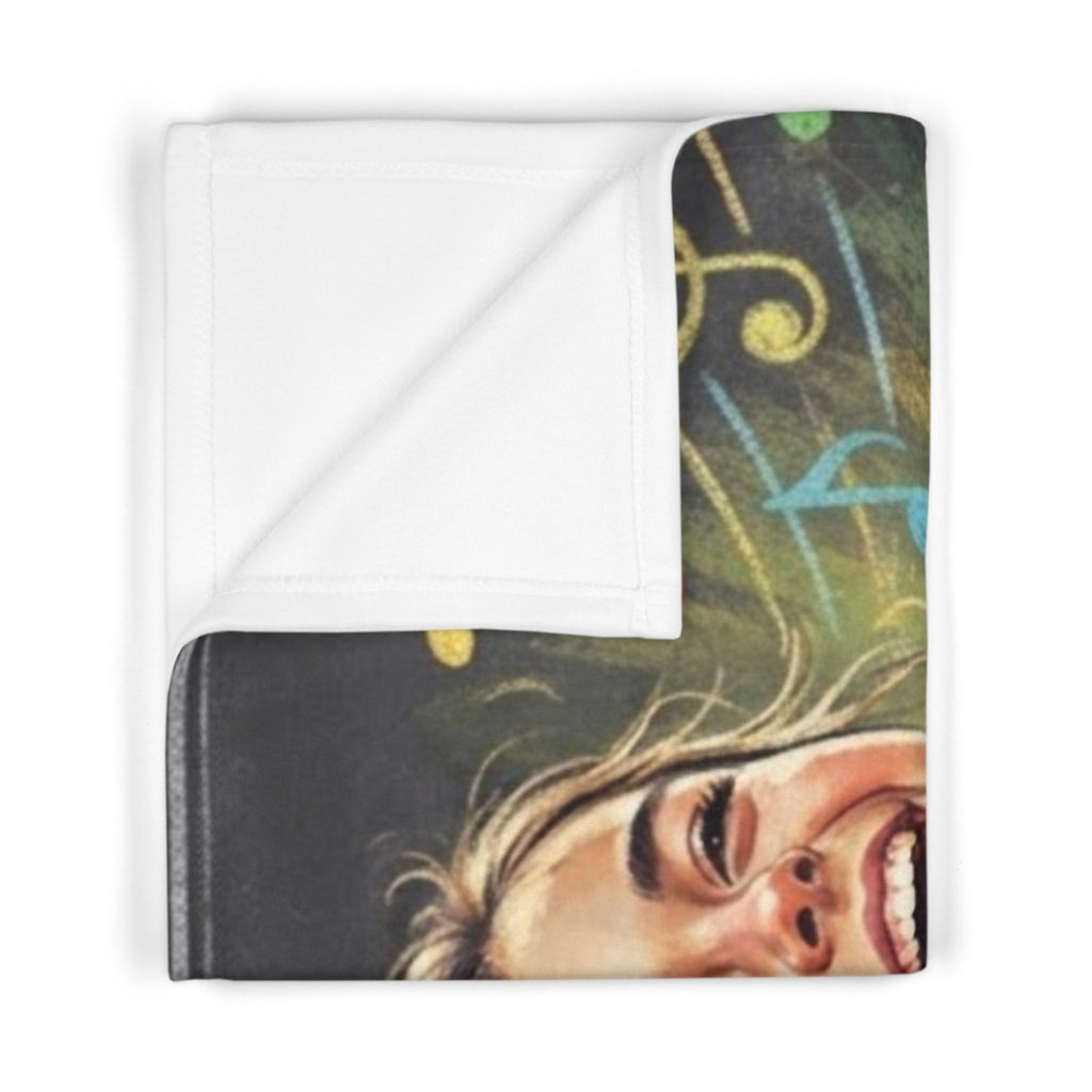 Fleece Baby Blanket - Meadow Melody | Echovira Gallery