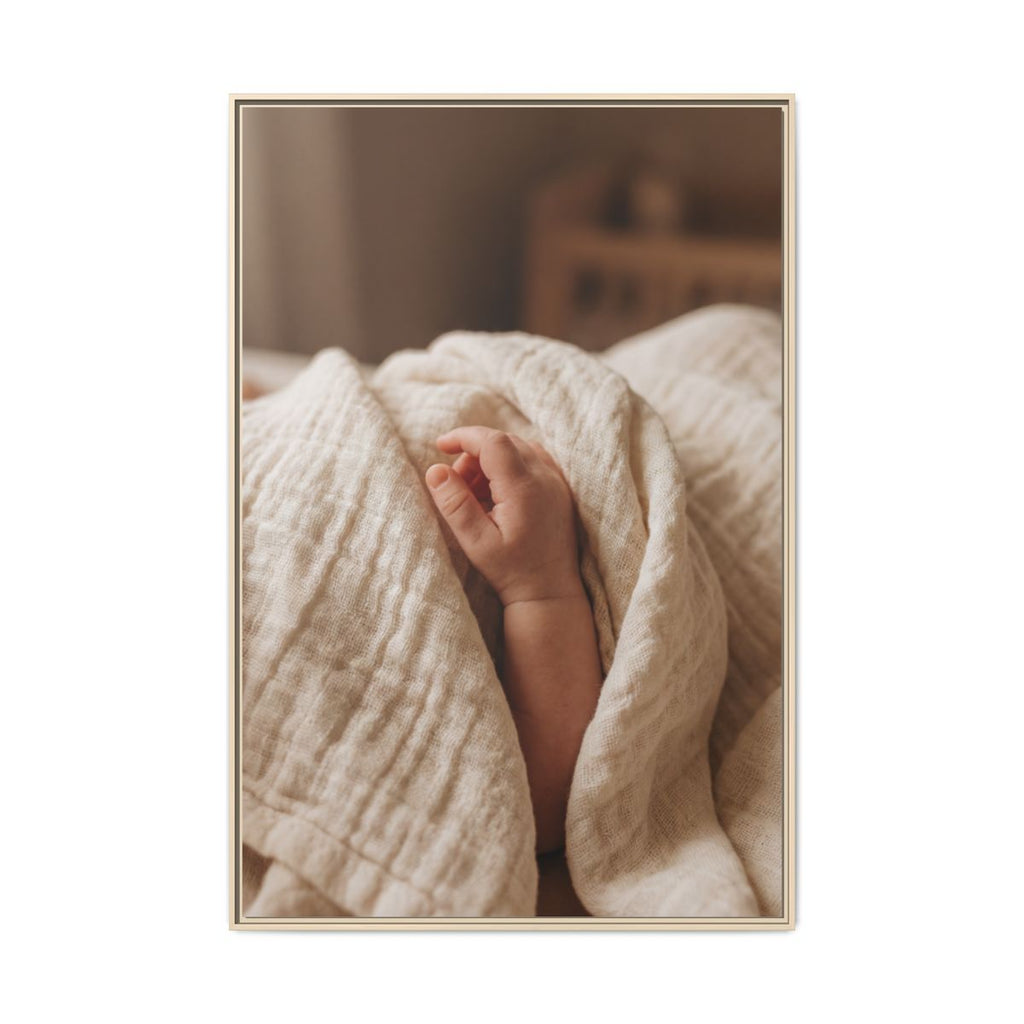 Matte Canvas, Framed - Neutral Nursery