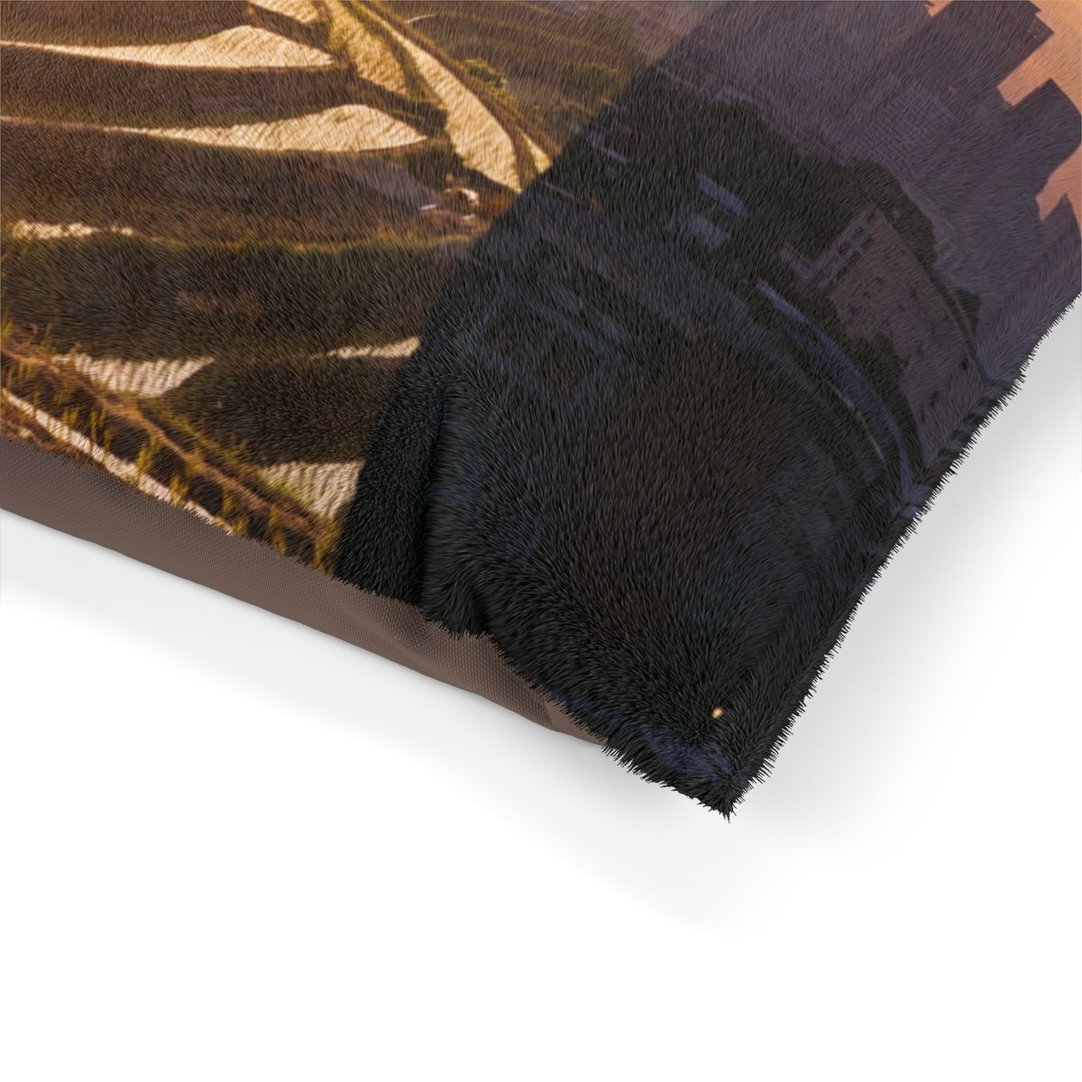 Pet Bed - Golden Hour Horizons Art Print | Echovira Gallery