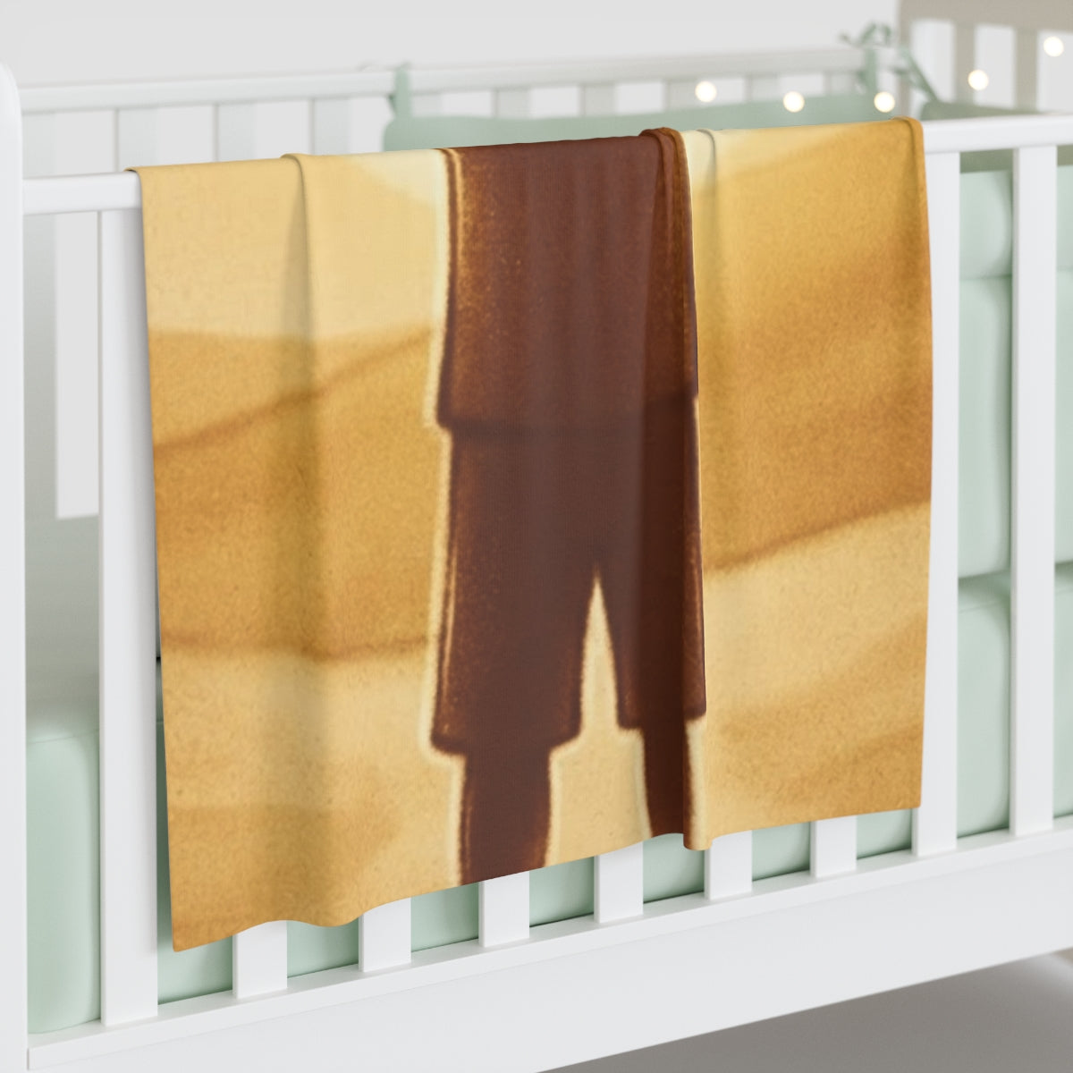 Baby Swaddle Blanket - Golden Discovery Sun Child Silhouette...