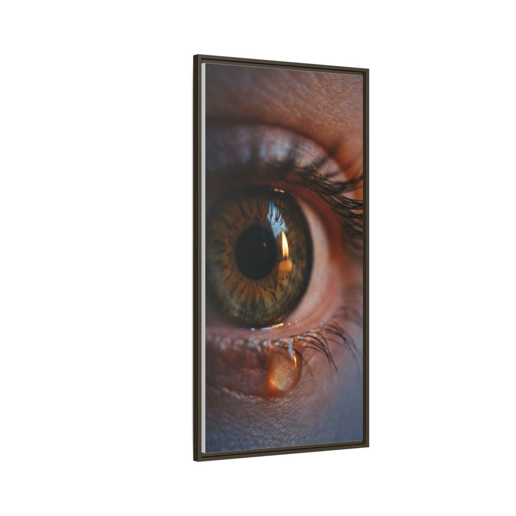 Matte Canvas, Framed - Luminous Tear