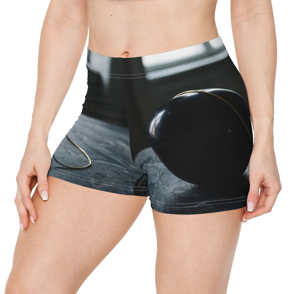 Women's Shorts - Obsidian Casual Ease | Echovira Gallery