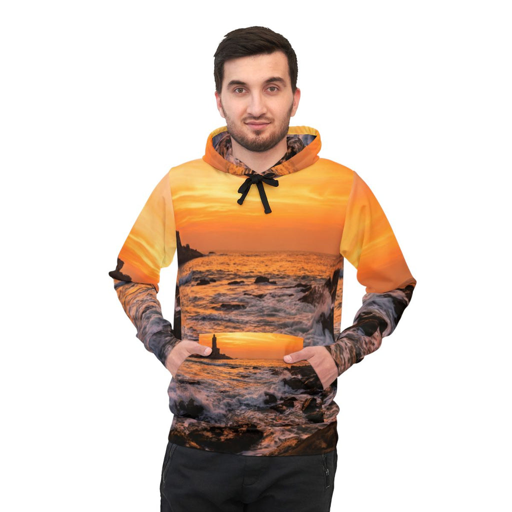 Athletic Hoodie - Golden Hour Coast