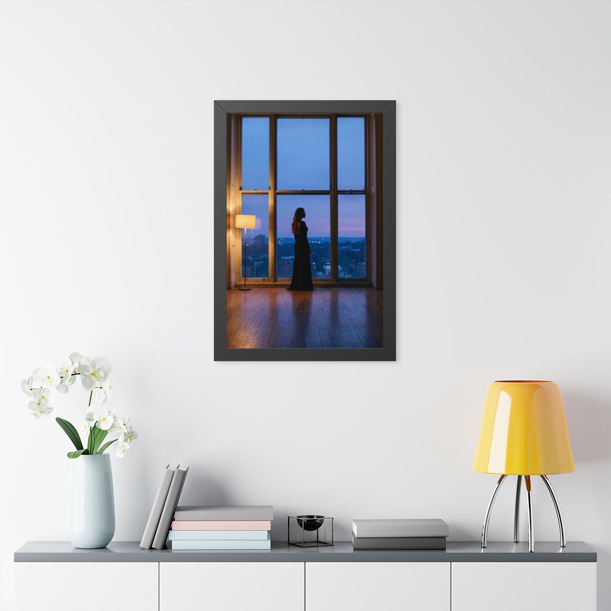 Framed Vertical Poster - Twilight Solitude — Black (11×14......