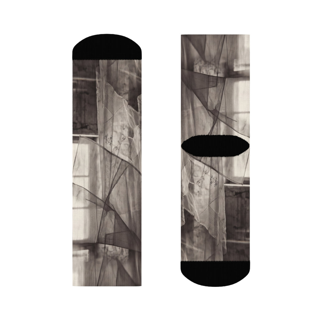 Crew Socks - Spectral Veils | Echovira Gallery