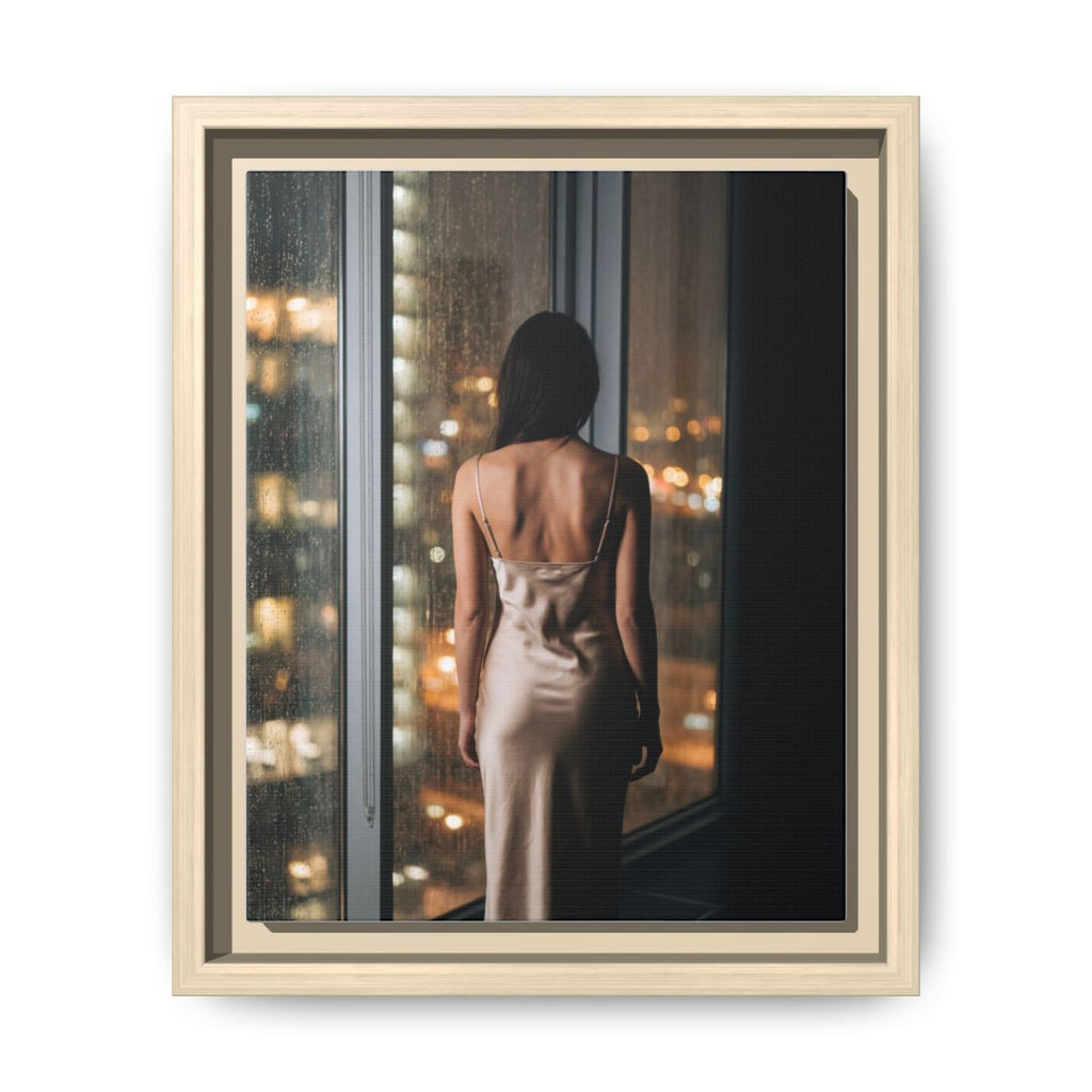 Framed Matte Canvas - Cinematic Nights — Natural / 1.25"