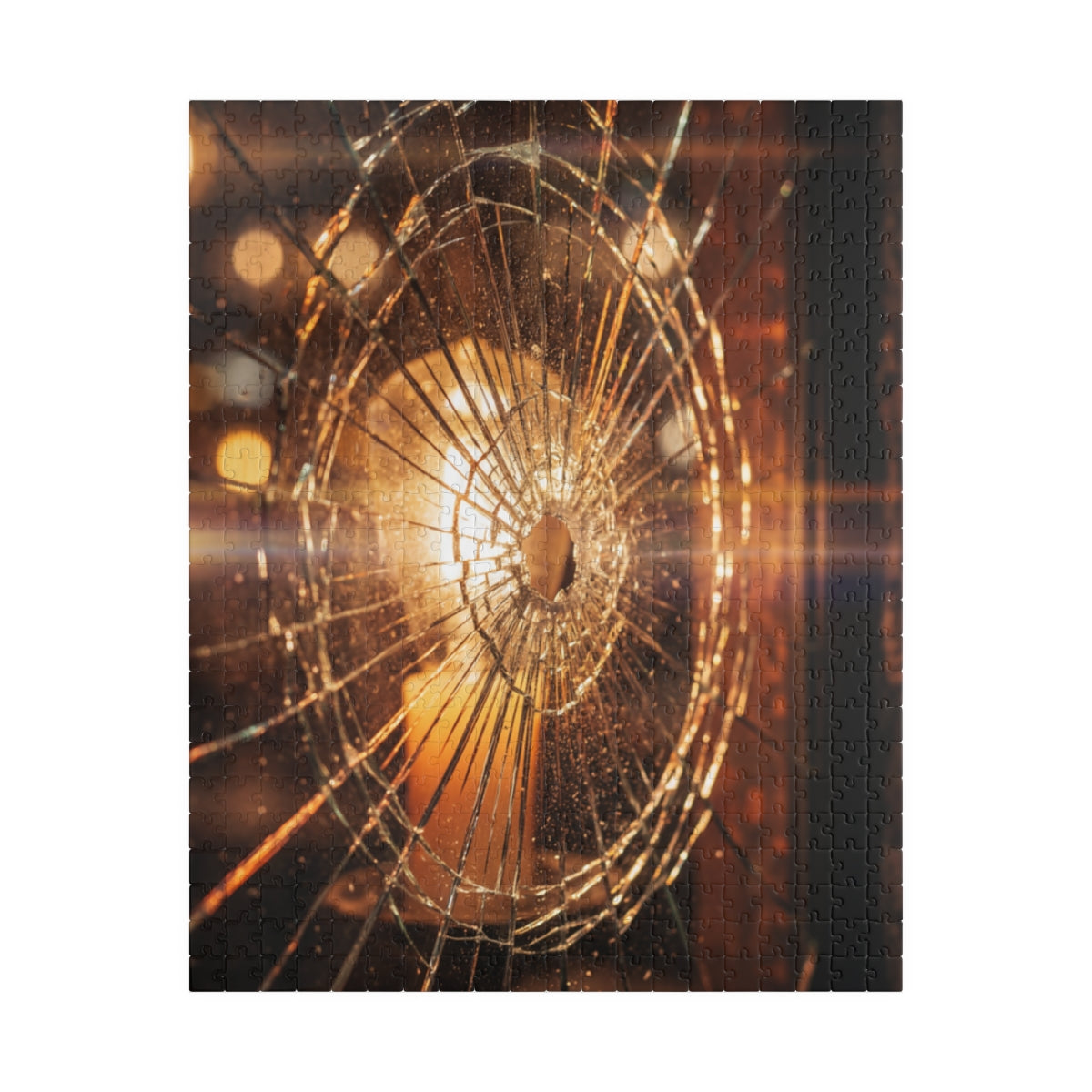 Puzzle - Fractured Light Shattered Glass Art | Echovira...