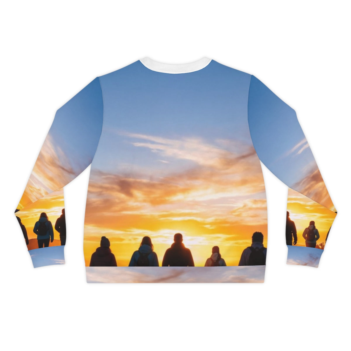 Men's Lightweight Sweatshirt - Sunset | Echovira Gallery