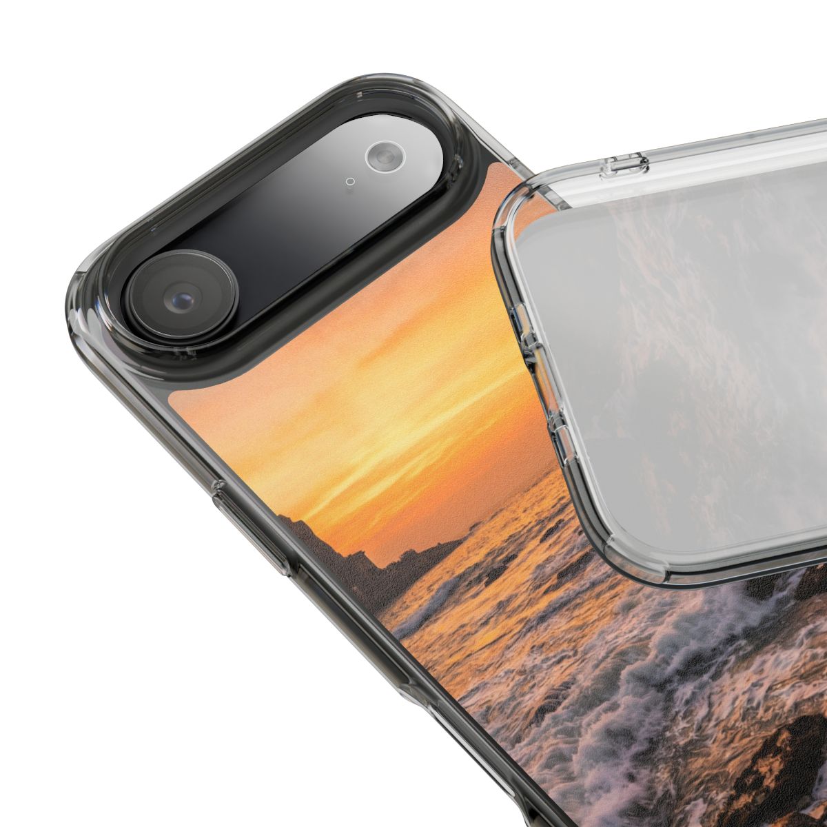 Clear Impact-Resistant Cases - Clear Phone Case - Sunset......