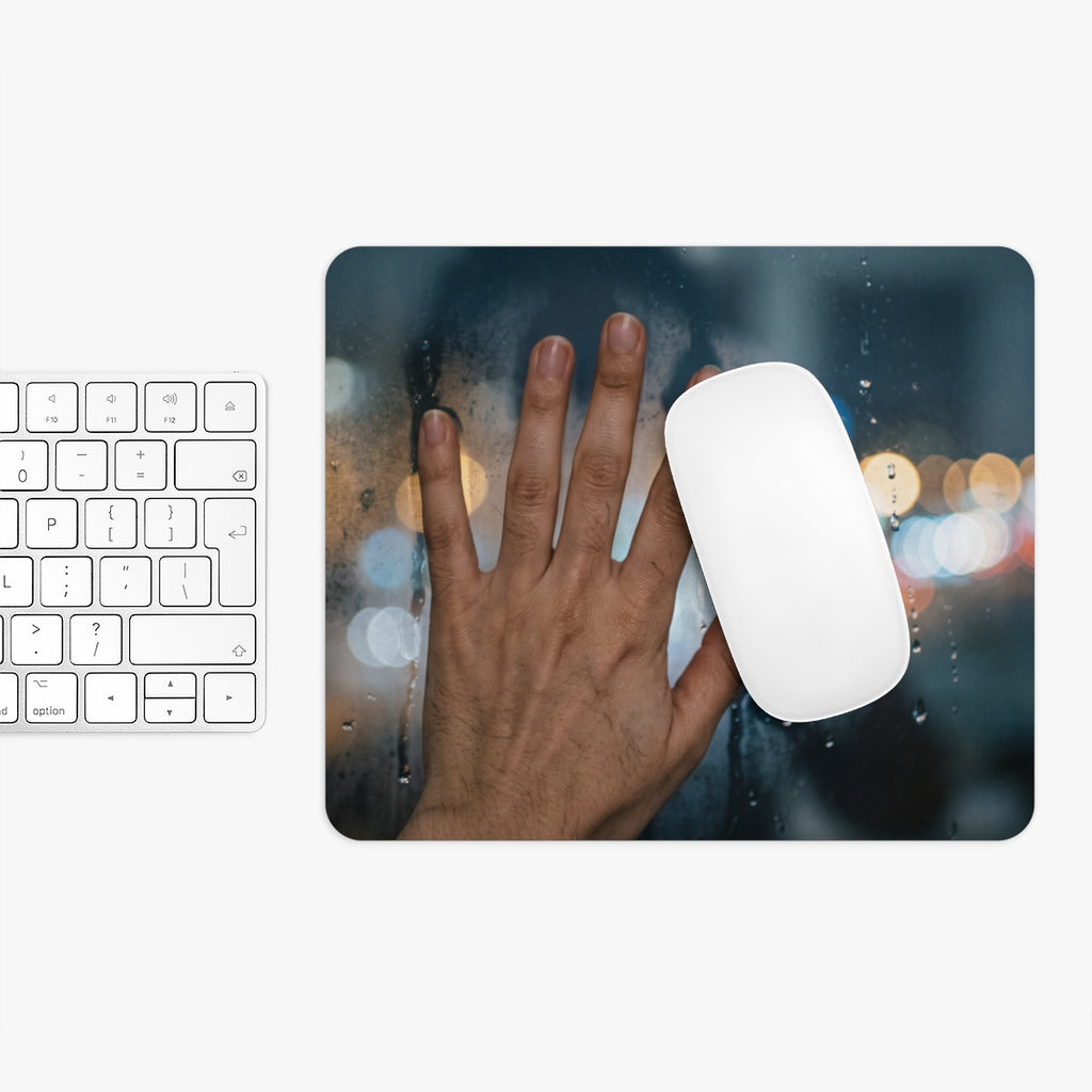 Rainy City Window Mouse Pad