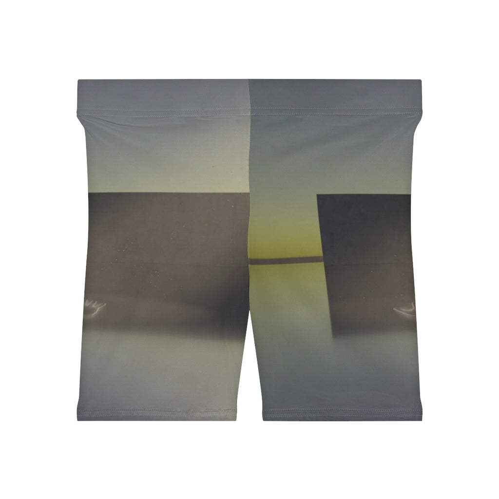 Women's Biker Shorts - Liminal Solitude Cycling Tights |...