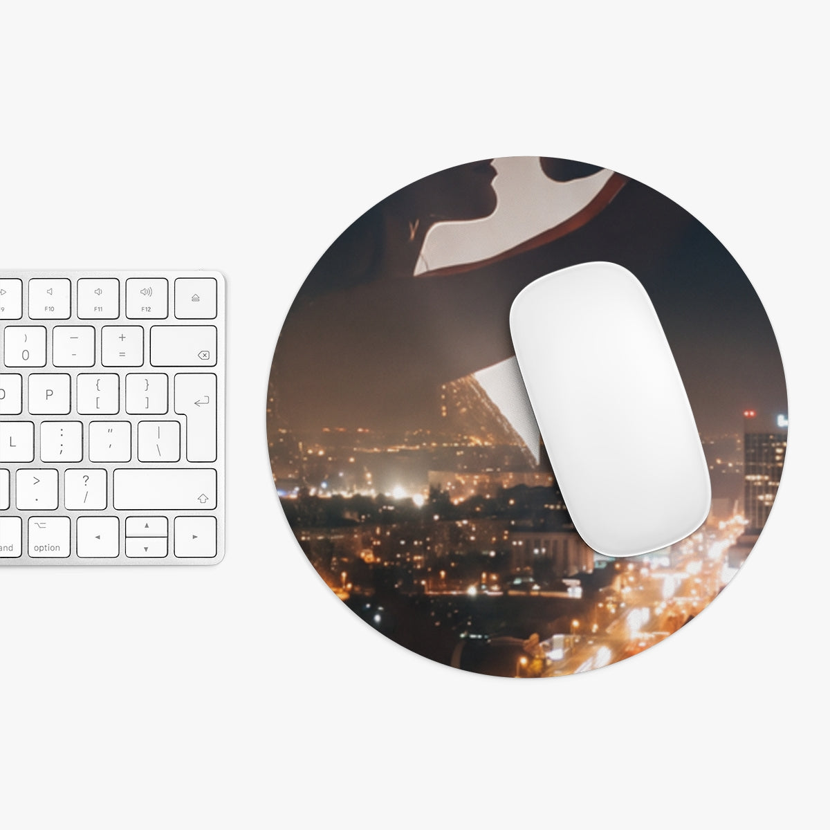 Mouse Pad - Midnight City Silhouette | Echovira Gallery