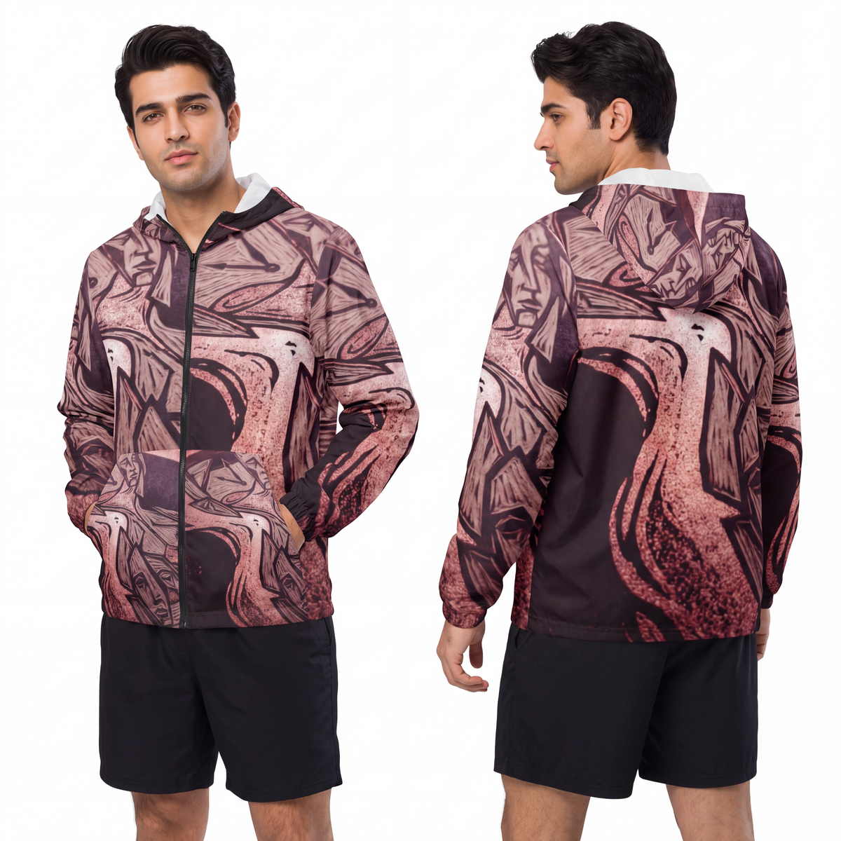 Men's Windbreaker Jacket - Storm of Time Outerwear |...