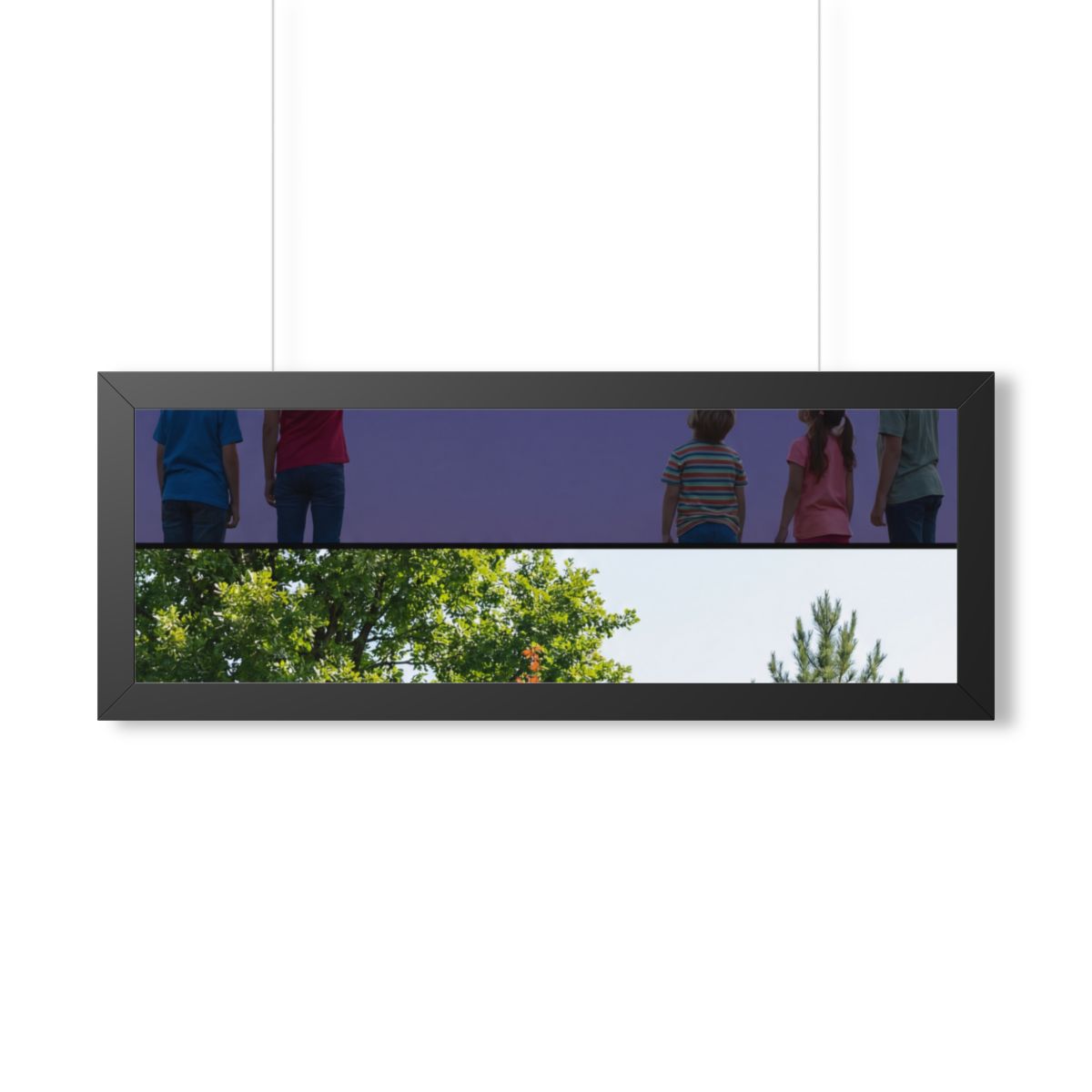 Framed Horizontal Poster - Stardust & Forest Discovery —......