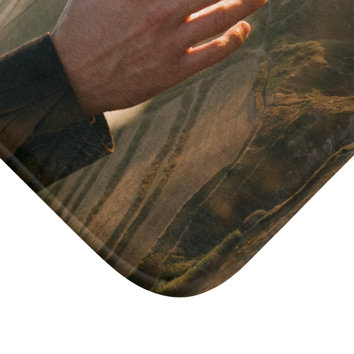 Bath Mat - The Infinite Touch | Ethereal Coastal Art |...