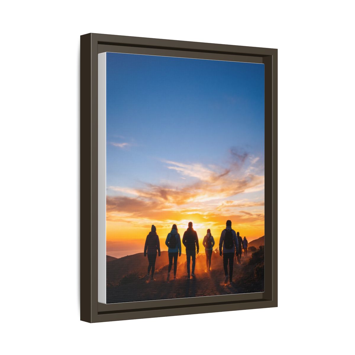 Matte Canvas, Framed - Epic Dawn Trek