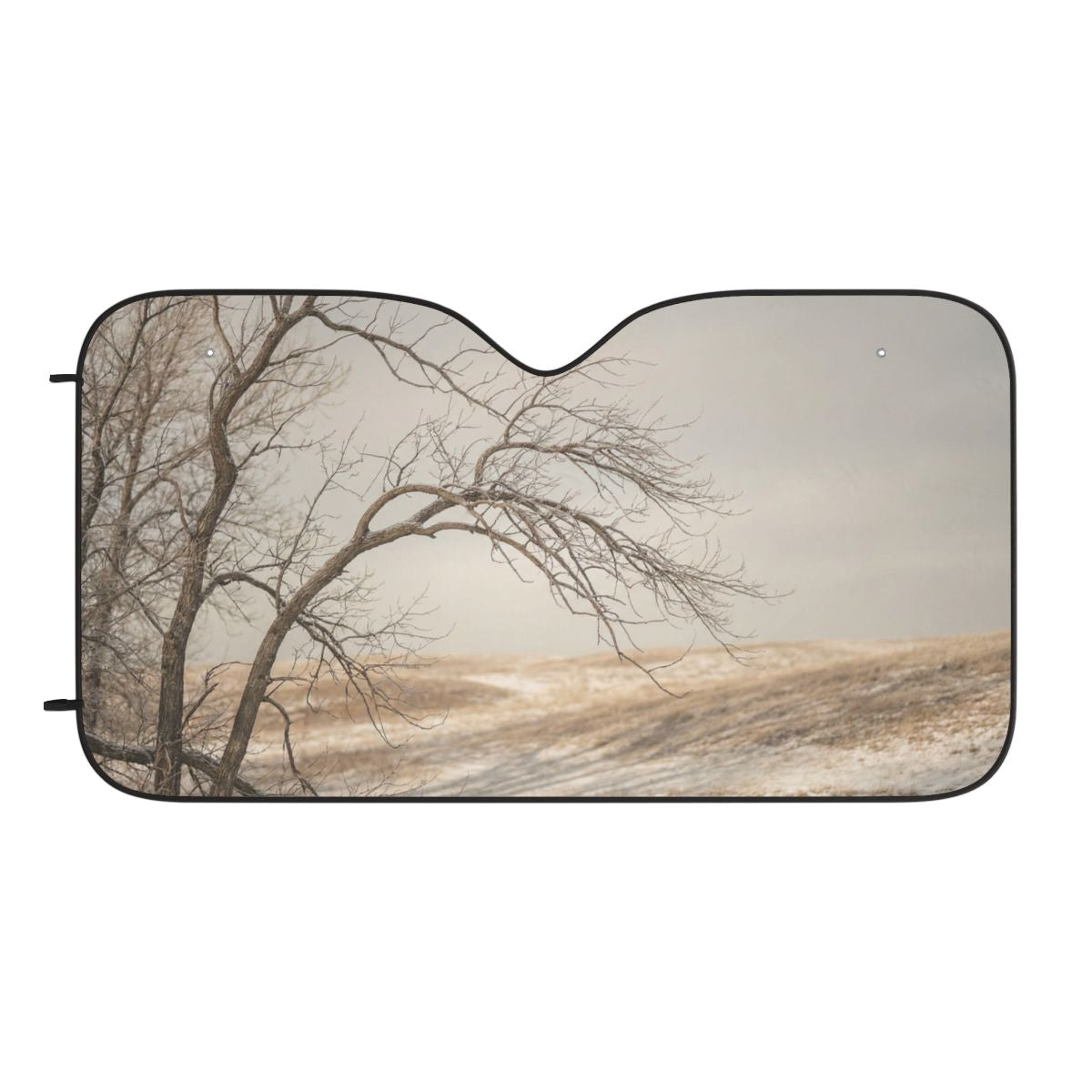 Car Sun Shades - Hushed Winter Horizon