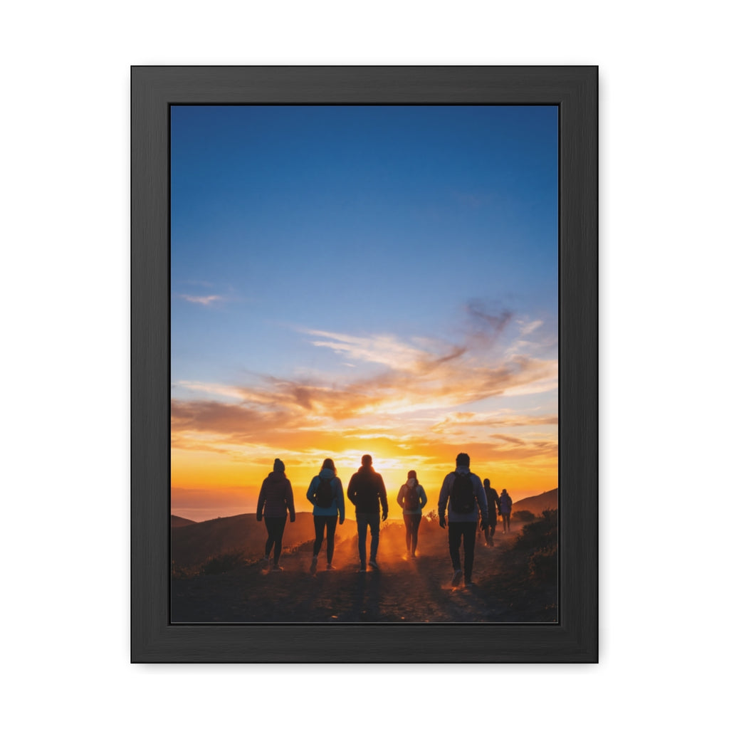 Framed Poster - Sunset Silhouette