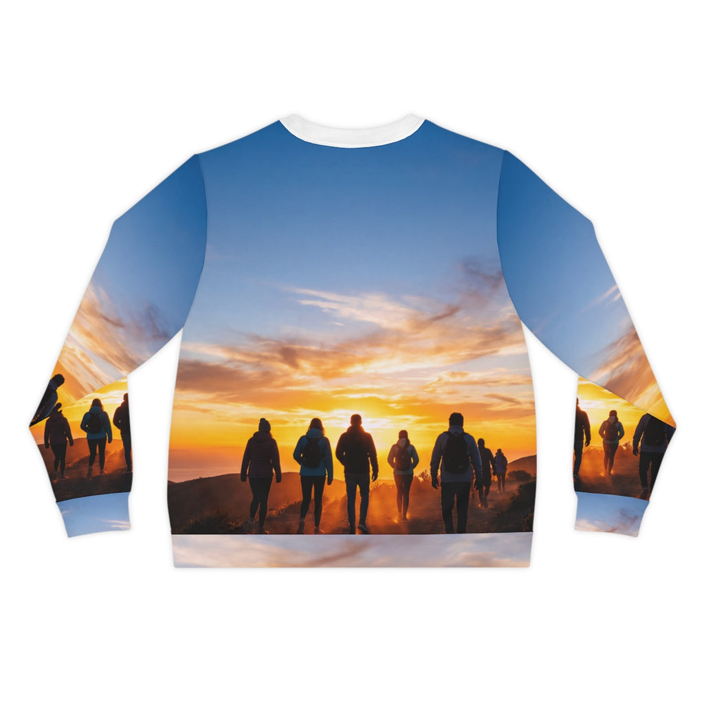 Lightweight Sweatshirt - Alpine Sunset Glow