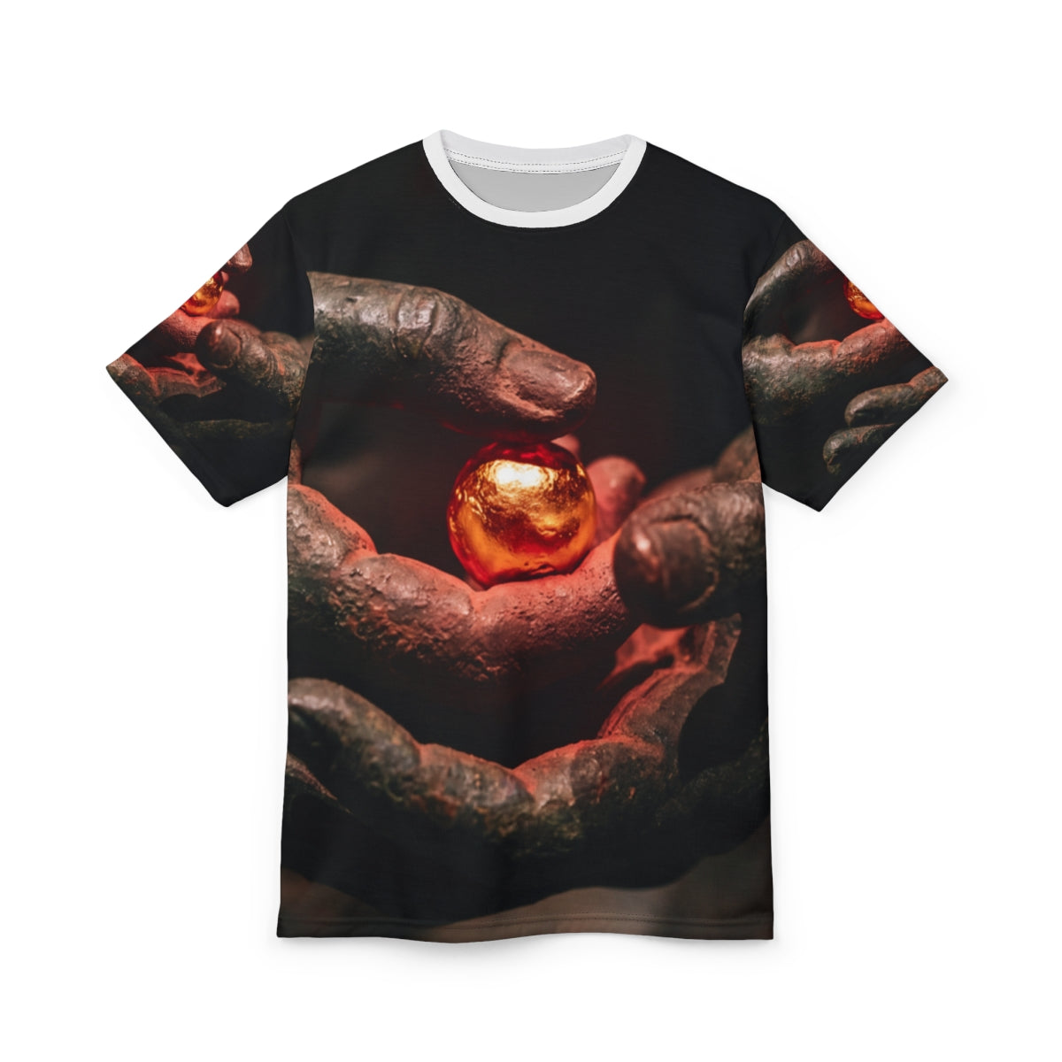 Unisex Cut & Sew Tee - Golden Ember | Echovira Gallery